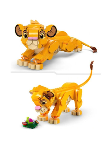 Конструктор Лего Дісней Сімба, дитинча Короля Лева Disney Simba the Lion King Cub 43243 Lego (372012648)