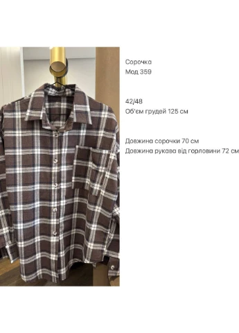 Жіноча сорочка у клітинку Asi.Store.ua (391918199)