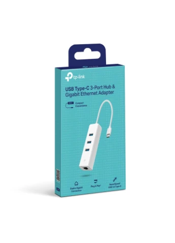 Мережевий адаптер UE330С 1xGE, 3xUSB3.0, USB-С TP-Link (387188060)