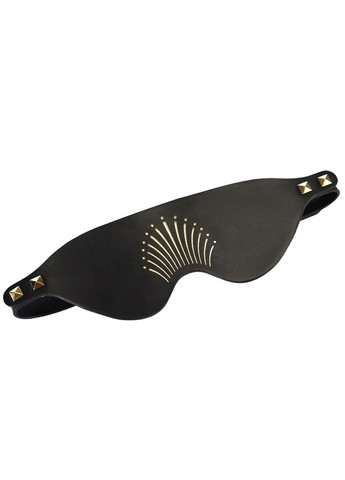 Розкішна маска на очі Blindfolds Black, натуральна шкіра Zalo (335392253)