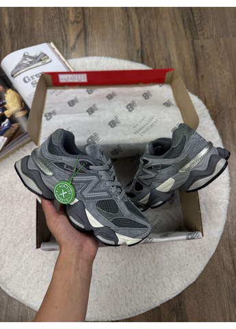 Серые демисезонные кроссовки мужские new balance 9060 x joe freshgoods dark gray нью беланс 9060 No Brand
