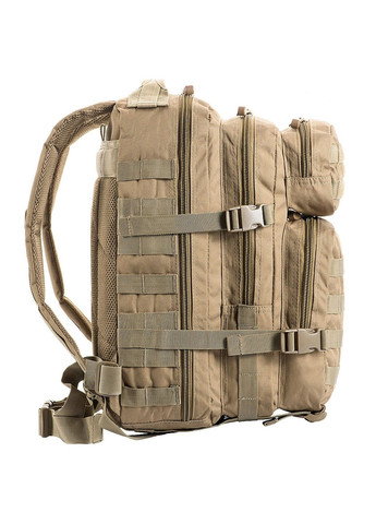 Рюкзак 20л с системой Molle и съемным поясом / Прочный рюкзак ASSAULT PACK TAN размер 42х20х25 см M-TAC (293269491)