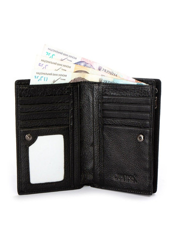 Чоловічий шкіряний гаманець BE 168-82 black Bretton (282557240)