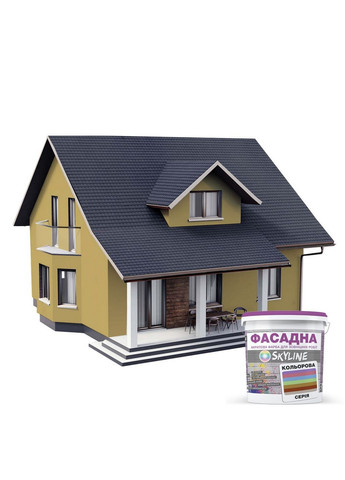 Фасадна фарба акрил-латексна 2030-Y10R 10 л SkyLine (289364739)