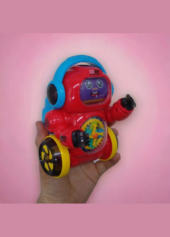 Інтерактивна іграшка "Робот", світло, музика (червоний) MIC (294206607)