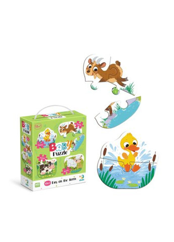 Пазл 4 в 1 Baby puzzle. День на ферме (300687) Dodo 4 в 1 Baby puzzle. День на фермі (366155463)