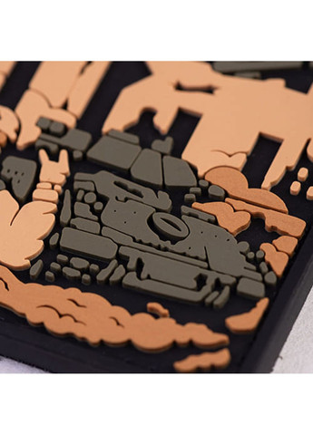 Патч/Шеврон Двіж койот-олива (1065) Dobroznak (367183113)