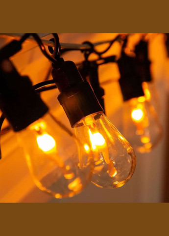 Гирлянда с лампочками уличная новогодняя в ретро стиле лампочки 10 led лампочек 5 метров для фотозоны кафе беседки на улицу Garlando (365752110)