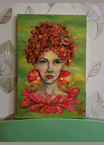 Картина маслом "Эрика", живопись 40*60 Avon (316450439)