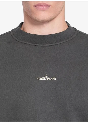 Чорний світшот compass black k2s156100018-s0195-v0062 Stone Island (398071351)