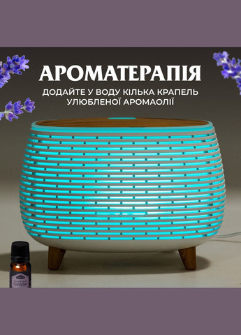 Увлажнитель воздуха аромадифузор с подсветкой 400 мл, Holdmay (361678079)