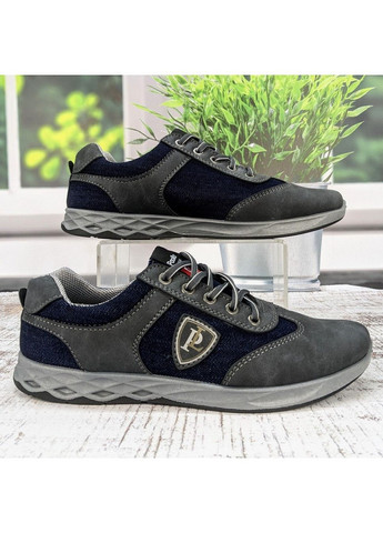 Синие демисезонные кроссовки мужские Paolla