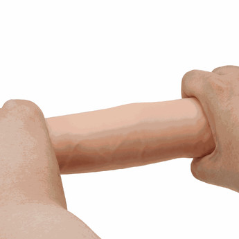 Фаллоимитатор реалистик, гибкий Pretty Love Kable с подвижной кожей, телесный, 21 х 3.7 см No Brand (362044285)