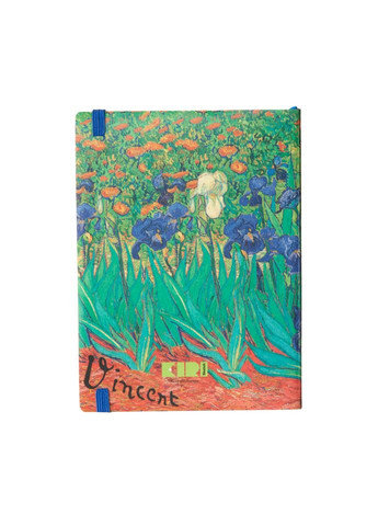 Планер-записник Ван Гог "Іриси" 22401-KR м'яка обкладинка, 192 сторінки Kiri sketch (329886350)