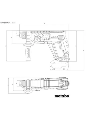 Акумуляторний перфоратор KH 18 LTX 24 Metabo (352748181)
