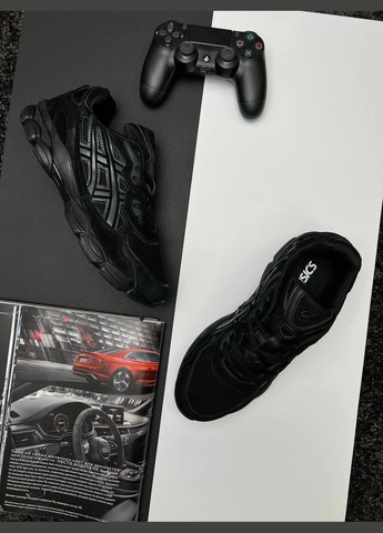 Черные демисезонные кроссовки мужские, вьетнам Asics Gel - NYC All Black
