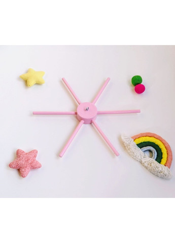 Основа Хрестовина для дитячого мобіля, 6 променів, 28 см, No Brand (362474961)