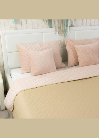 Покрывало 180х220 VeLour Apricot ромб Руно 340.55_Apricot ромб (325486633)