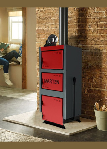 Котел твердопаливний тривалого горіння Comfort MC-12 Marten (346492605)