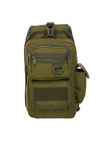 Сумка-слінг тактична з однією лямкою (нейлон, оксфорд 900D, р-р 30х16х8см, 4л, Оливковий) (TY-184_Оливковий) SILVER KNIGHT (361436420)