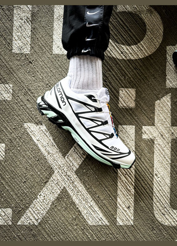 Белые демисезонные кроссовки мужские и женские salomon s/lab xt-6 white icy morn | саломон хт-6 белый No Brand