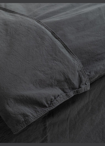 Комплект білизни із вареної бавовни Slate сімейний, Простирадло без резинки Leglo (300370720)