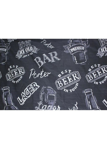Постільна білизна Бязь 17-0510 Beer Bar blac King Size (2200003630985) Mirson (280801795)