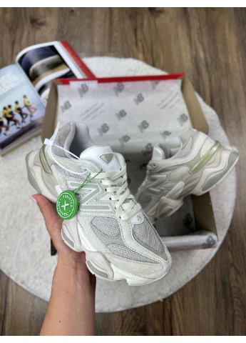 Сірі кросівки чоловічі new balance 9060 grey beige нью беланс 9060 сірі демісезон No Brand