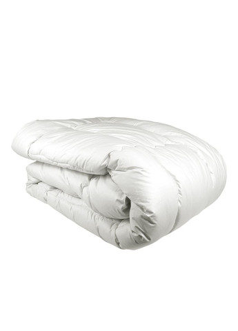 Ковдра Woolen Gold зимова вовняна тик 200х220 см 450г молочна (2800004643580) SoundSleep (305838176)