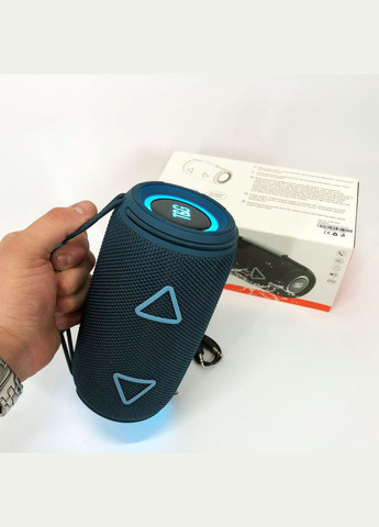 Bluetooth колонка TG657 с RGB-подсветкой 1500 mAh. Цвет: синий T&G (301426426)