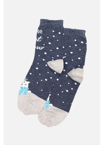 Синие набор носков средних женских цвет синий цб-00286692 Yuki (366732559)