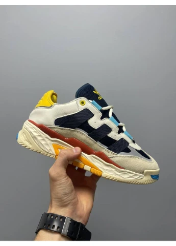 Комбіновані літні кросівки adidas niteball multicolor адідас найтбол No Brand