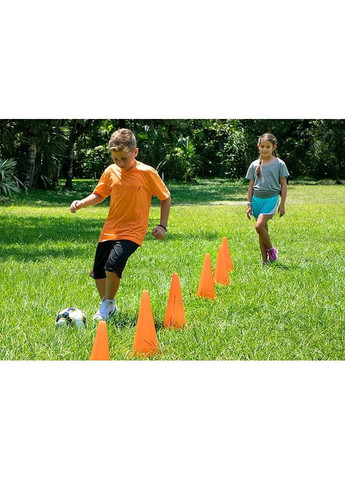 Конус-фишка спортивная 17 см желтая EasyFit (361081698)