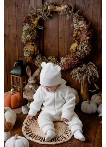 Детский теплый флисовый ромпер на замочке No Brand Ромпери (366643850)