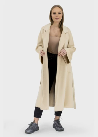 Бежевое демисезонное Женское пальто Nysense (, ), 37087 No Brand