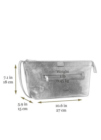 Женская кожаная косметичка Dopp Kit - Ragtime - Зеленый цвет - 5244201W Time Resistance (316192897)