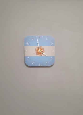 Часы настенные флаг Аргентины No Brand (321989347)