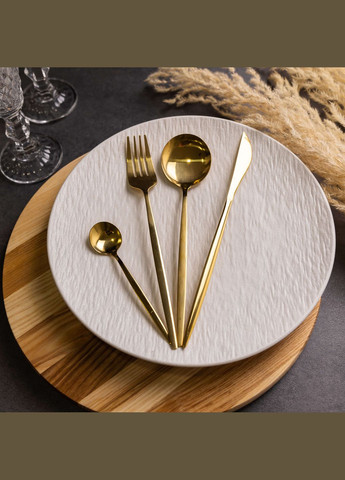 Набір столових приборів 24 предмети на 6 персон, золото Yiwu (324234914)