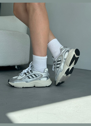 Кроссовки женские и мужские Adidas Ozmillen gray | Озмиллен серые No Brand серые демисезоны (316507763)