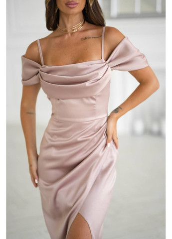 Бежева сукня, колір бежевий Fashion