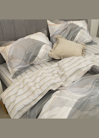 Комплект постільної білизни Євро Сатин Deluxe L-009 Tiare (322289112)