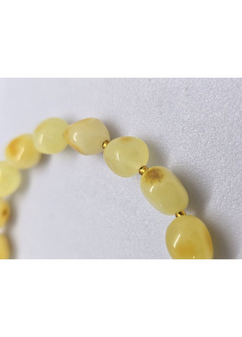 Браслет 3380 з натурального пейзажного бурштину MINOV (363040220)