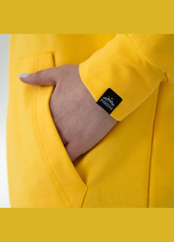 Мужское демисезонное худи желтое No Brand (346085205)