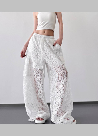 Женские белые брюки No Brand (339508223)