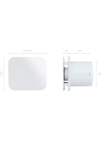 Вытяжной вентилятор TREND 100 SSS Turbionaire (322505104)