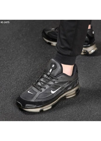 КРОССОВКИ ЖЕНСКИЕ NIKE AIR BLACK НАЙК АИР ЧЕРНЫЕ No Brand чёрные демисезоны (390650617)