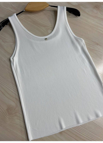 Майка жіноча A-N 2295 в рубчик з кулоном No Brand — 332770638