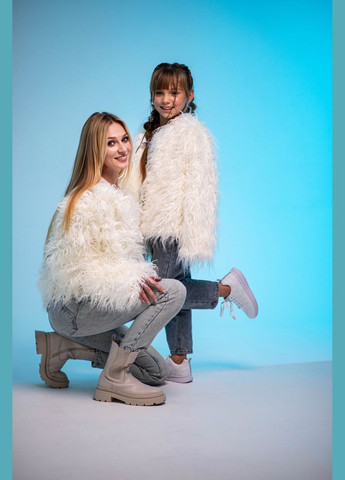 Хутряна куртка, дитяча шуба з еко хутра, штучного хутра лама No Brand (307163800)