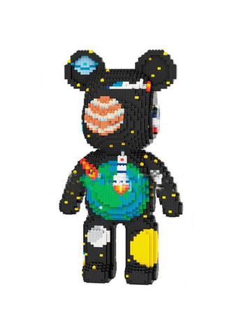Конструктор для дорослих і дітей Magic Blocks "Космос" на 3031 деталь. Ведмедик Bearbrick 40,5 см Limo Toy (281080013)