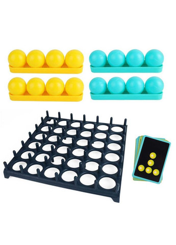 Настільна гра BOUNCE GAME для всієї родини та вечірок зі стрибаючим м'ячем, весела гра з м'ячем, гра-стрибун No Brand (362453331)